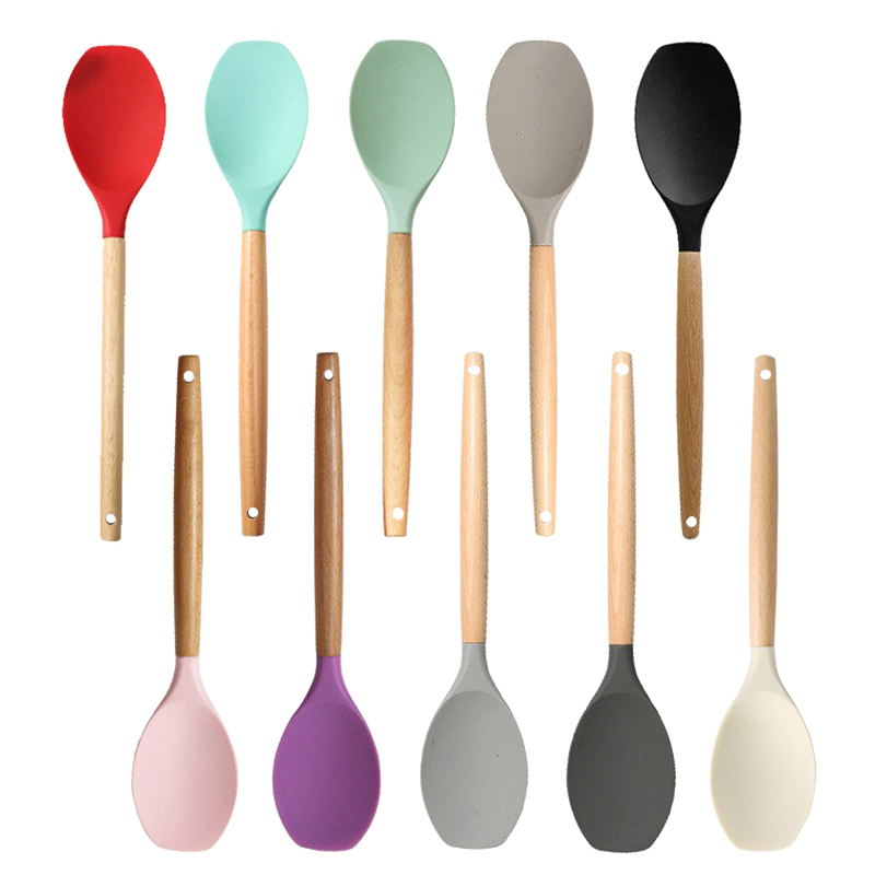 Home Cooking Classes - Home Cooking Utensils Silica Gel Scoop