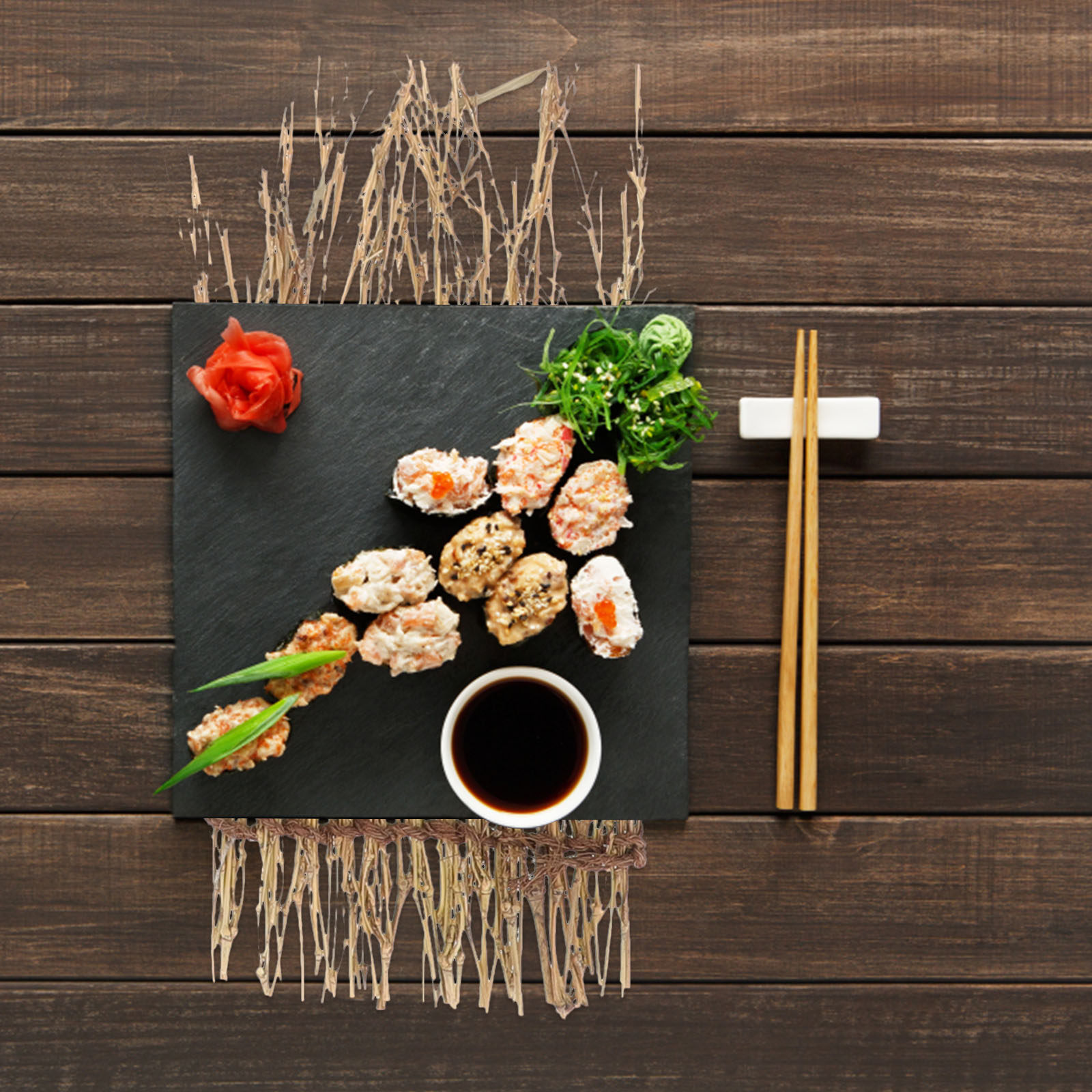 1Set Handcrafted Bamboo Sushi  - Sushi Mat Bamboo recension och pris