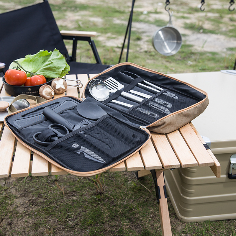 8pcs Camping Kitchen Cookware  - Home Cooking Set recension och pris