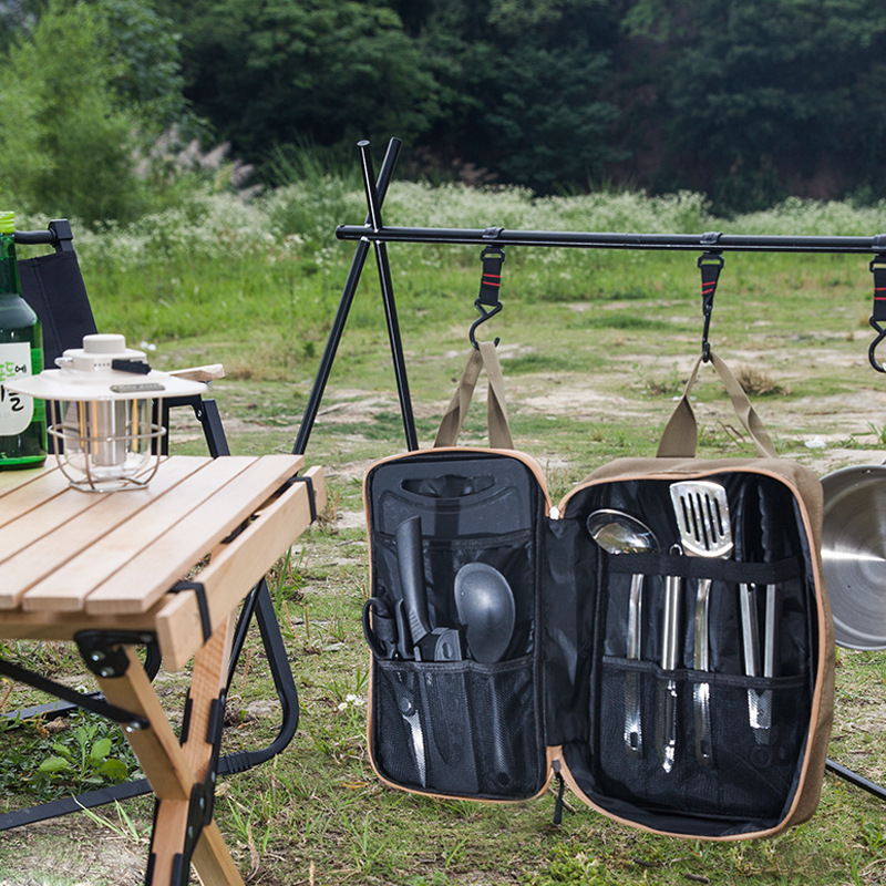 8pcs Camping Kitchen Cookware  - Home Cooking Set recension och pris