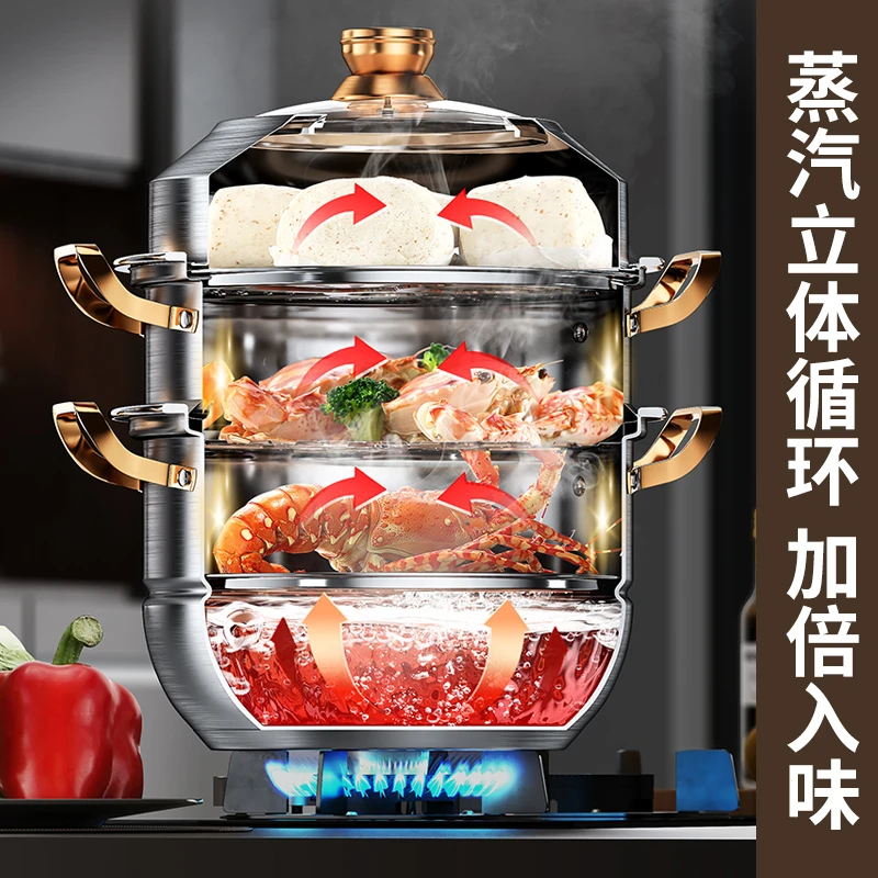 316 Stainless Steel Steam Pot  - Home Cooking Classes recension och pris