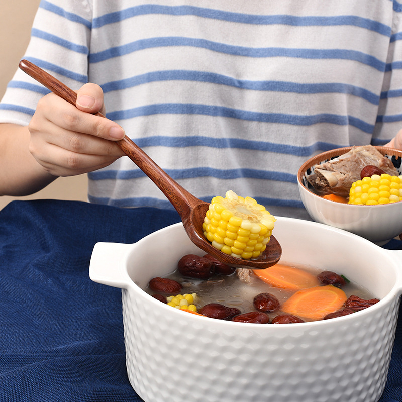 Long Handle Ramen Wooden Spoon - Home Cooking Classes recension och pris