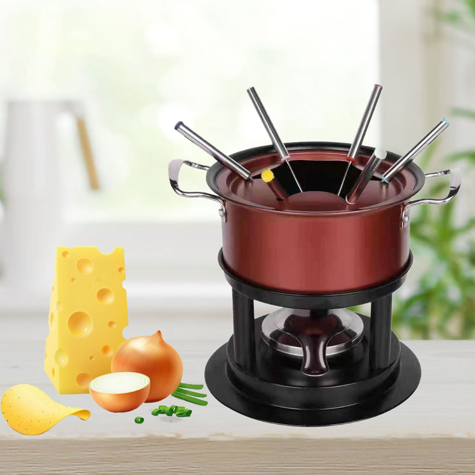 Fondue Pot Set Chocolate Butte - Home Cooking Set recension och pris