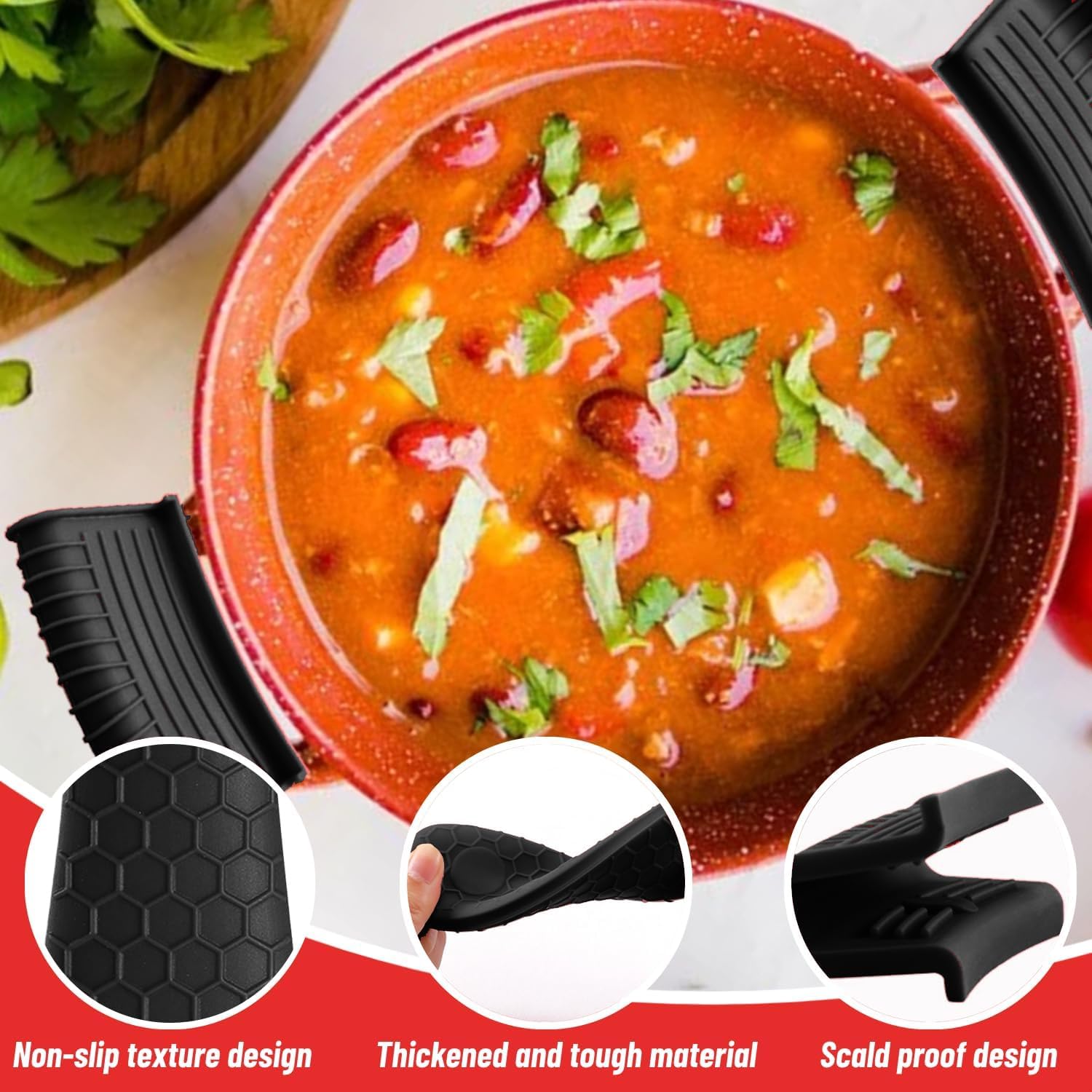 Silicone Heat-Resistant Handle - Dosa Pan Iron recension och pris