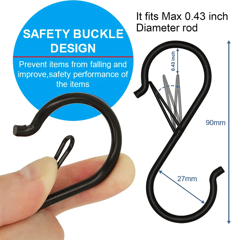 10 /100pcs Metal Hanging Hooks - Dosa Pan Iron recension och pris
