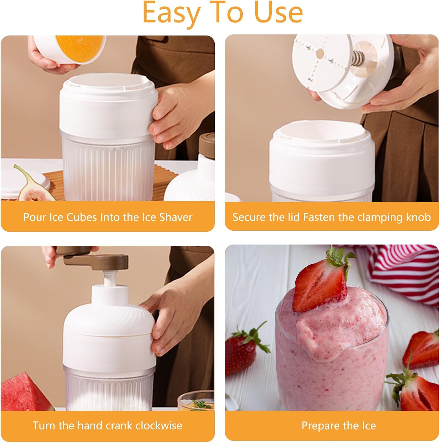 Portable Manual Ice Shaver Sno - Home Cooking Recipes recension och pris