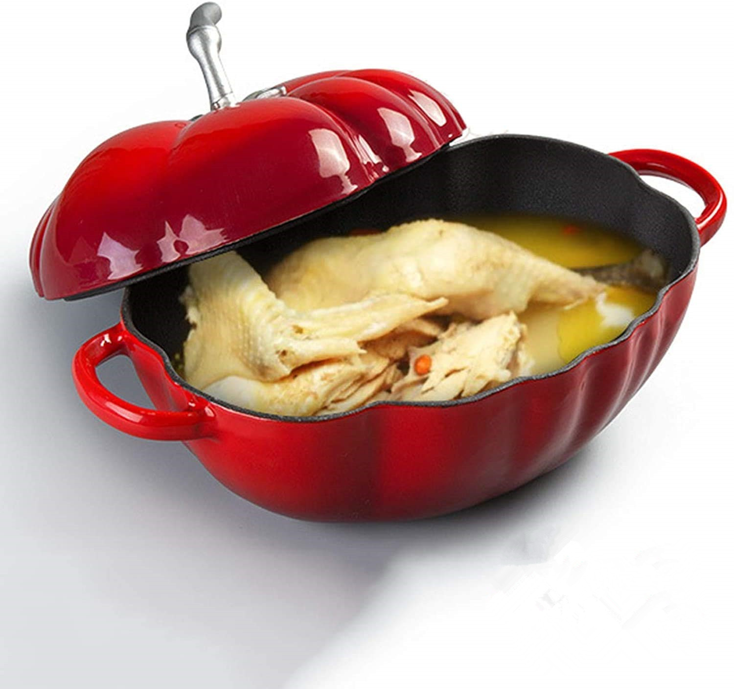 25cm Tomato Enameled Cast Iron - Dosa Pan Iron recension och pris