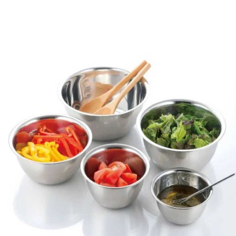 Stainless Steel Mixing Bowls P - Home Cooking Classes recension och pris