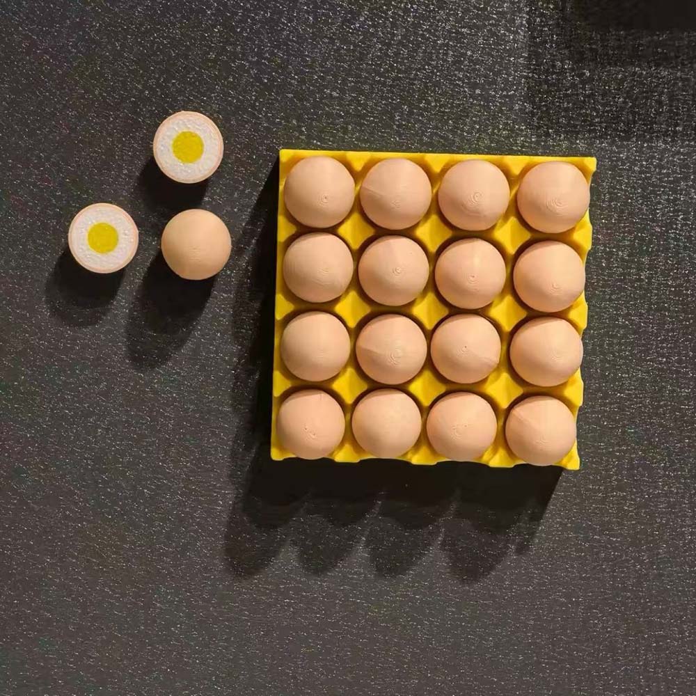 Egg Fridge Magnets Set Cute 3D - Home Cooking Recipes recension och pris