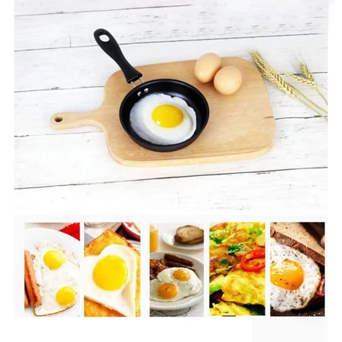 Mini Frying Pan with Handle Po - Home Cooking Classes recension och pris