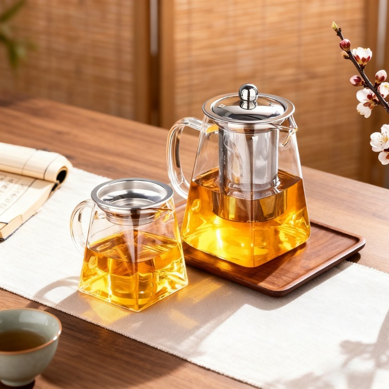 Glass Teapot with Infuser Tea  - Home Cooking Set recension och pris