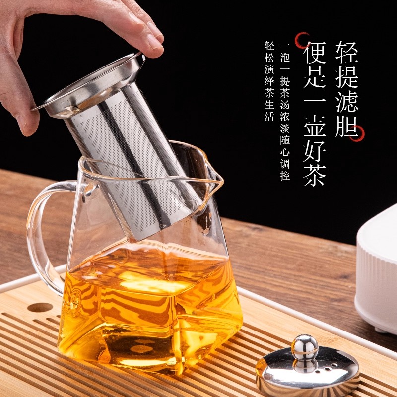 Glass Teapot with Infuser Tea  - Home Cooking Set recension och pris