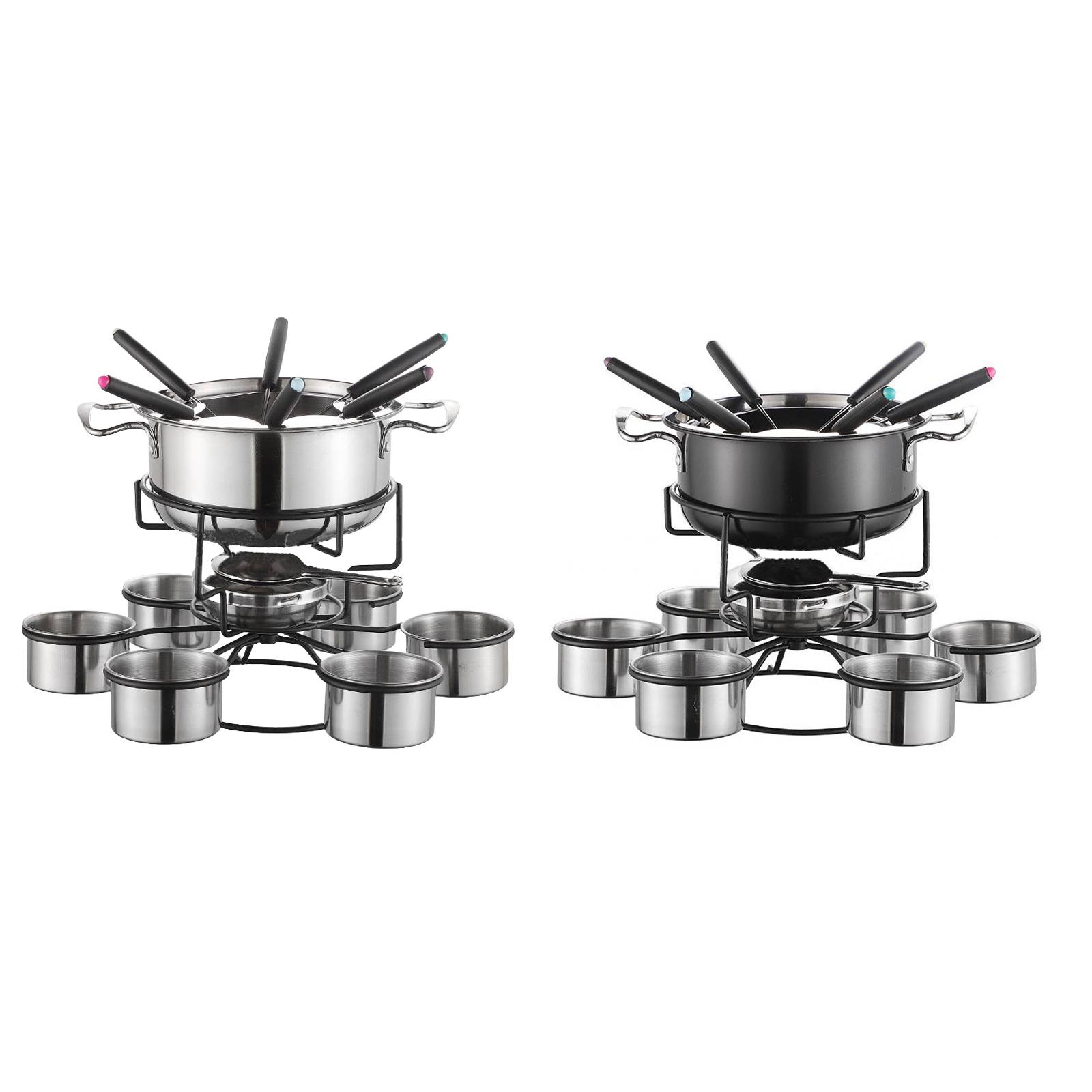 Fondue Pot Set Cooking Stove T - Home Cooking Set recension och pris