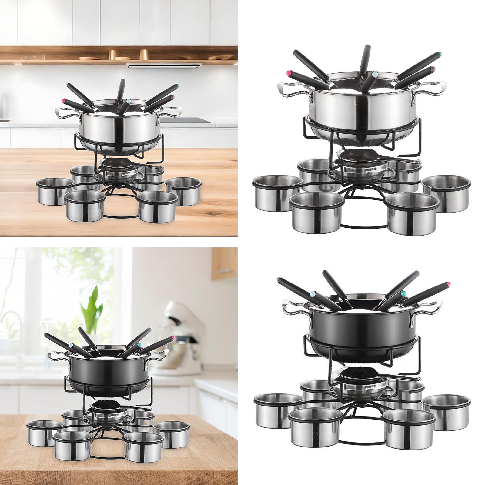 Fondue Pot Set Cooking Stove T - Home Cooking Set recension och pris