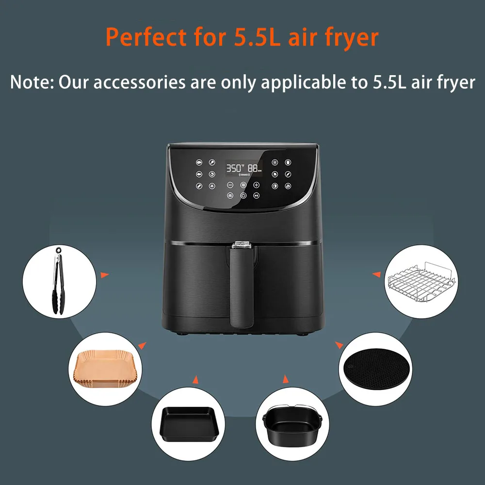 6pcs 9pcs AirFryer Accessories - Home Cooking Set recension och pris