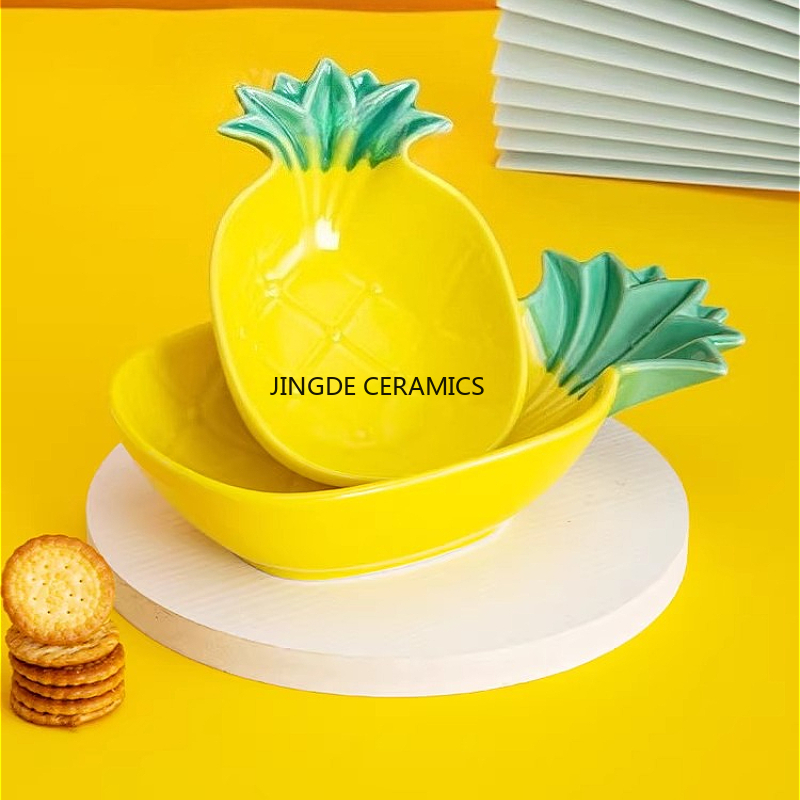 Ceramic Pineapple Shaped Tray  - Home Cooking Recipes recension och pris
